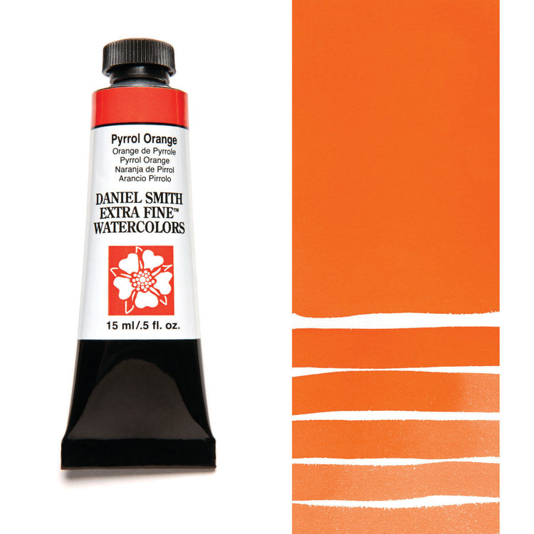 Daniel Smith aquarelverf pyrrol orange 15ml