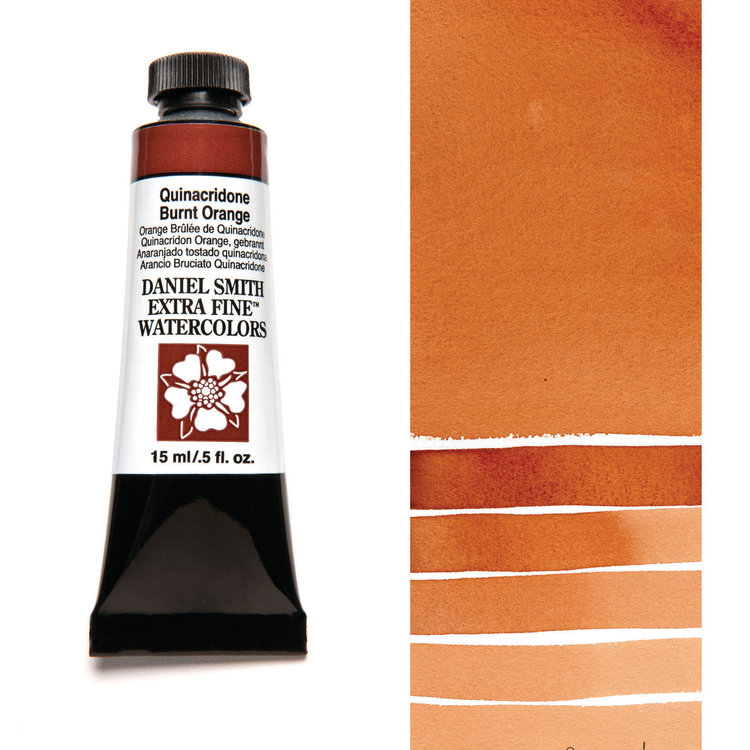 Daniel Smith aquarelverf tube 15ml - quinacridone burnt orange