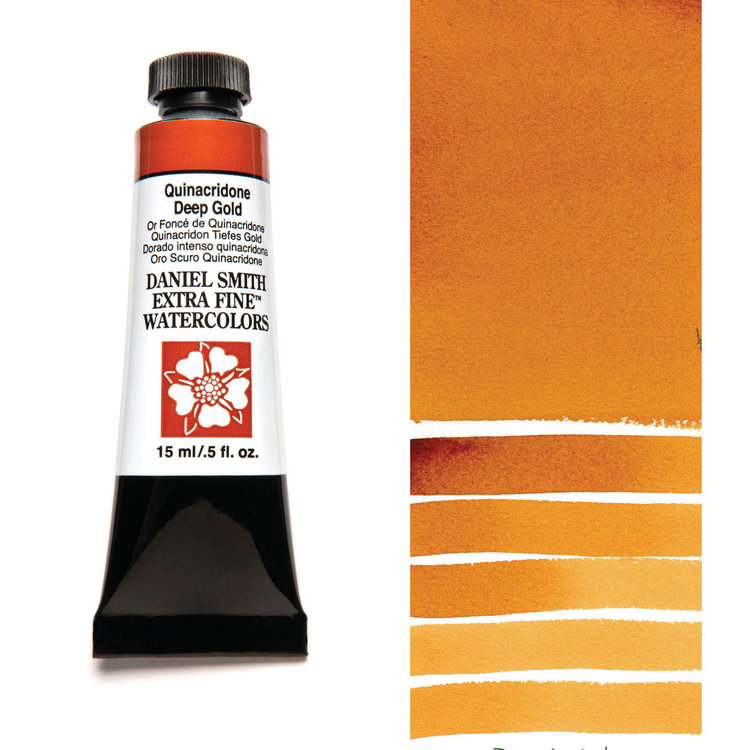 Daniel Smith aquarelverf tube 15ml - quinacridone deep gold