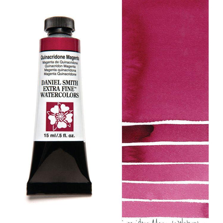 Daniel Smith aquarelverf tube 15ml - quinacridone magenta