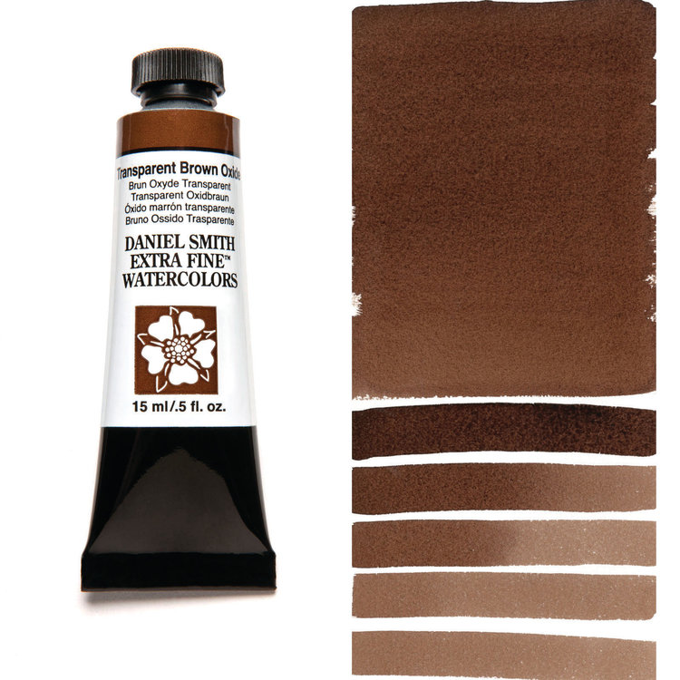 Daniel Smith aquarelverf tube 15ml - transparent brown oxide