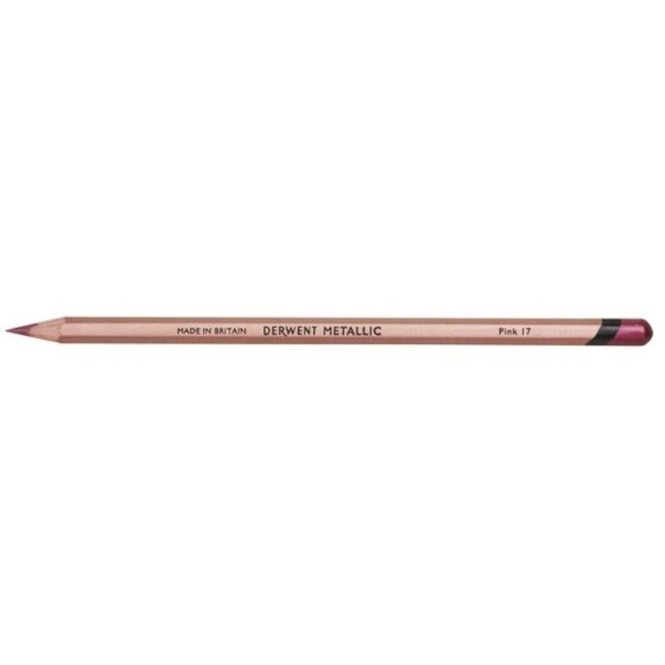 Derwent kleurpotlood metallic pink 17