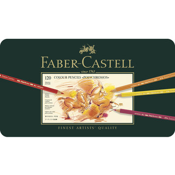Faber Castell kleurpotloden in blik