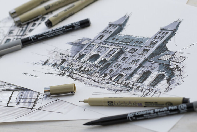 Sakura Pigma Micron fineliner zwart