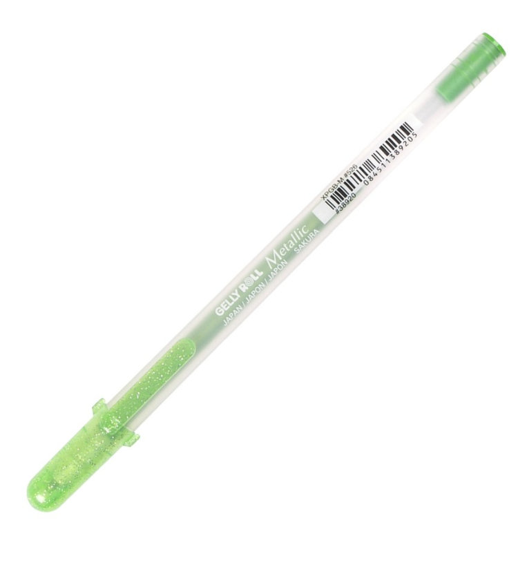 Sakura 526 Gelly Roll metallic Paul Veronese groen gelpen