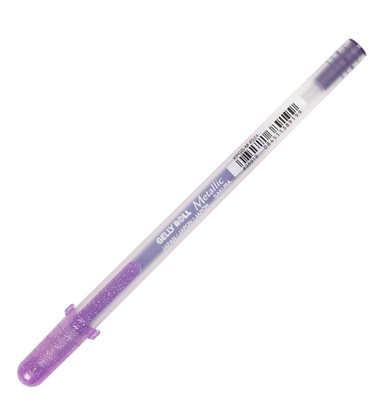 Sakura 524 Gelly Roll metallic paars gelpen