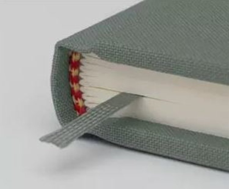 Semikolon teken / notitieboek A5 met dots - turkoois