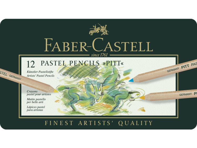 Faber Castell Pitt pastelpotloden in blik
