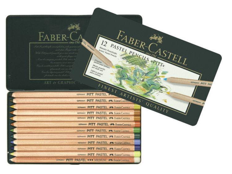 Faber Castell Pitt pastelpotloden in blik