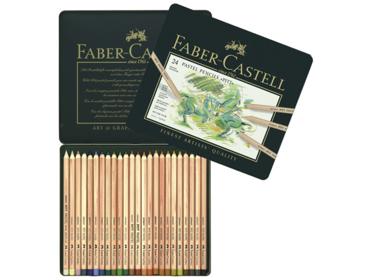Faber Castell Pitt pastelpotloden in blik