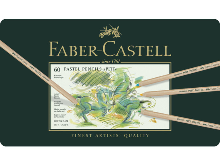Faber Castell Pitt pastelpotloden in blik