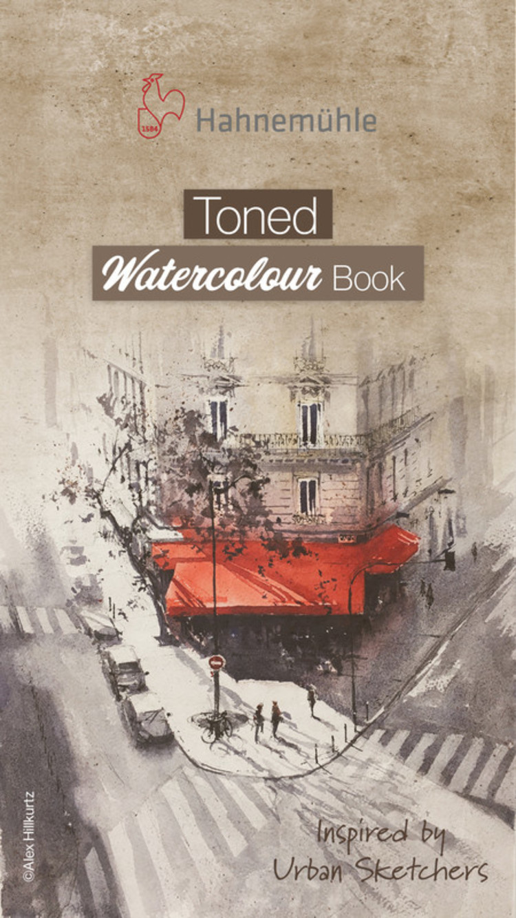 Hahnemühle Watercolour Book Toned (beige) - aquarelalbum
