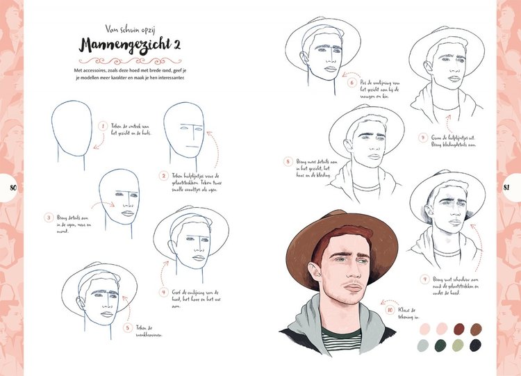 Librero Mensen (tekenen in 10 stappen) - Justine Lecouffe