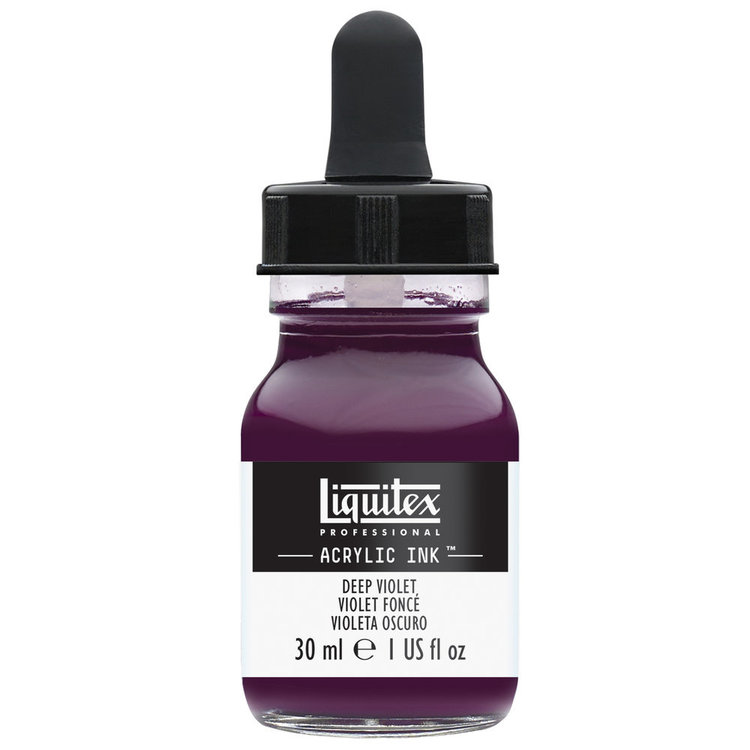 Liquitex acrylinkt flesje met pipet 30ml deep violet