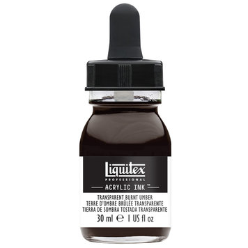 Liquitex acrylinkt 30ml transp. burnt umber
