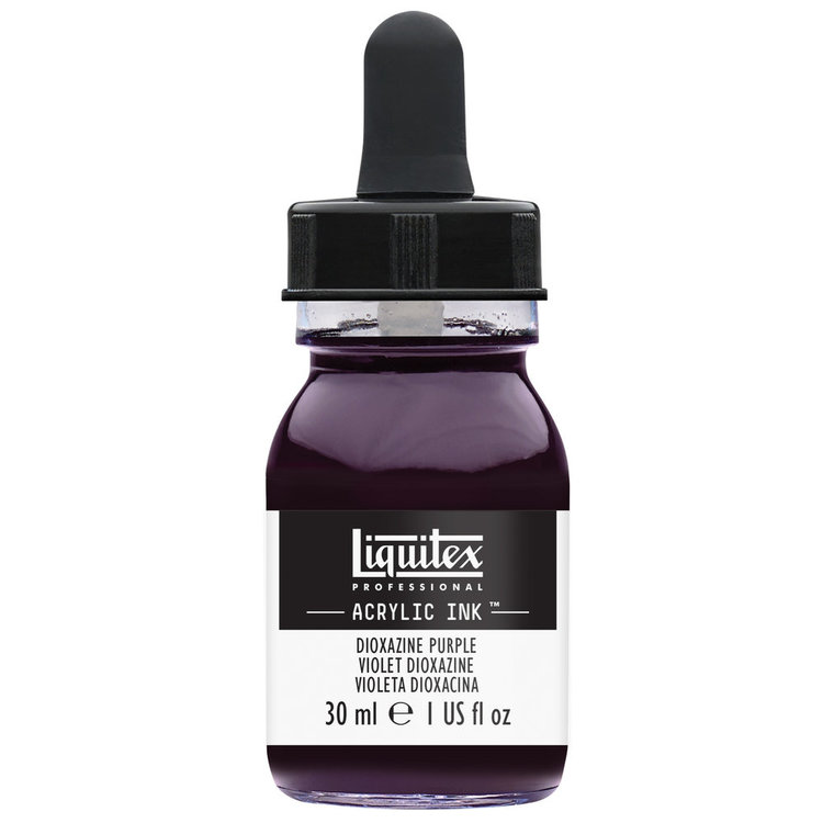 Liquitex acrylinkt flesje met pipet 30ml dioxine purple