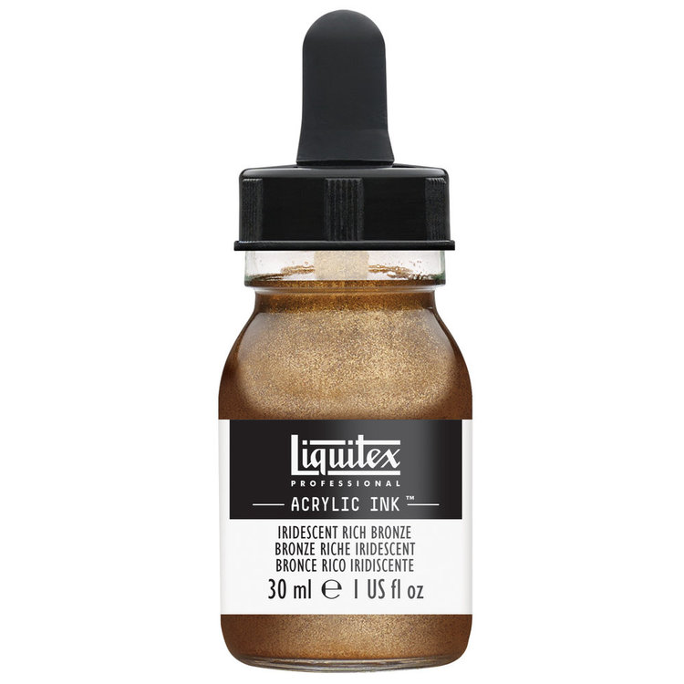 Liquitex acrylinkt flesje met pipet 30ml rich bronze