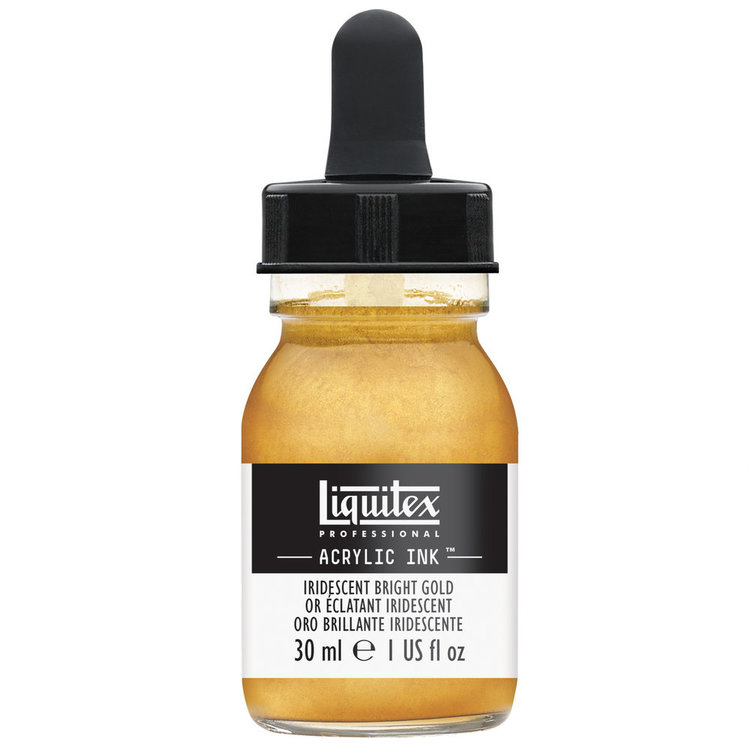 Liquitex acrylinkt flesje met pipet 30ml gold