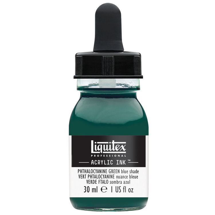 Liquitex acrylinkt flesje met pipet 30ml phtalo green (bs)