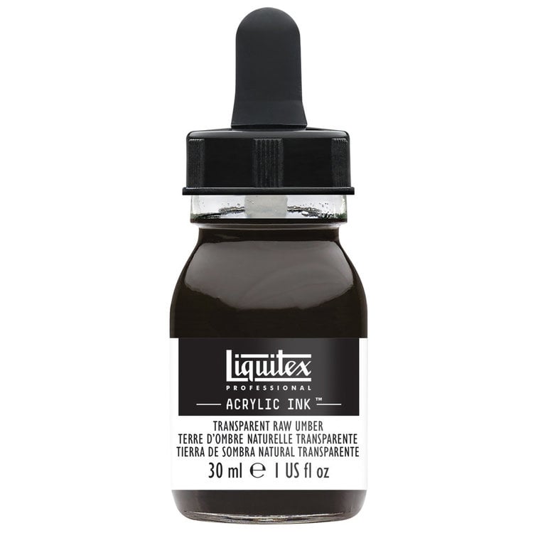 Liquitex acrylinkt 30ml transp. raw umber