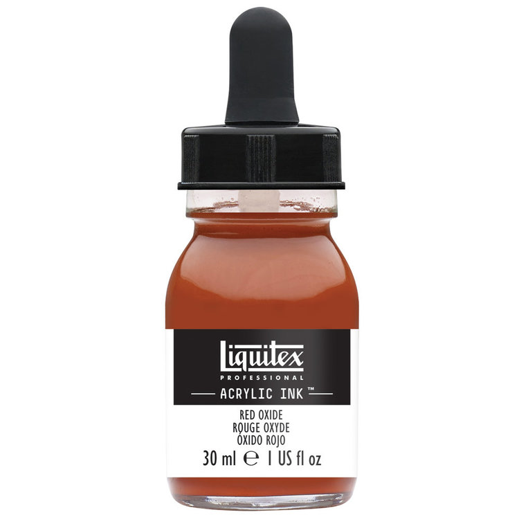 Liquitex acrylinkt flesje met pipet 30ml red oxide