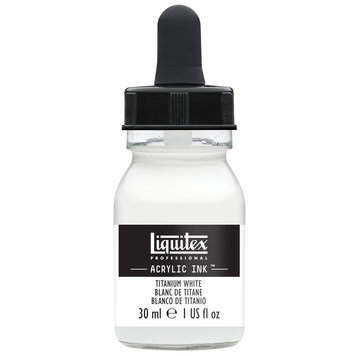 Liquitex titanium white - 30ml acrylinkt