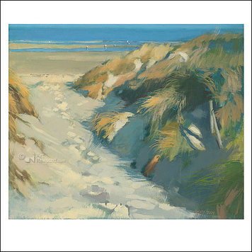 Art Revisited Hetty de Wette - duinovergang bij Neeltje Jans