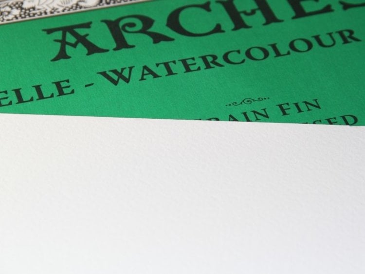 Arches aquarelpapier cold pressed - grain fin (1-zijdig)
