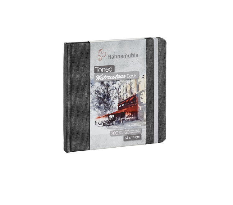Hahnemühle Watercolour Book Toned (grijs) - aquarelalbum
