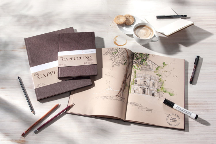 Hahnemühle schetsboek Capuccino