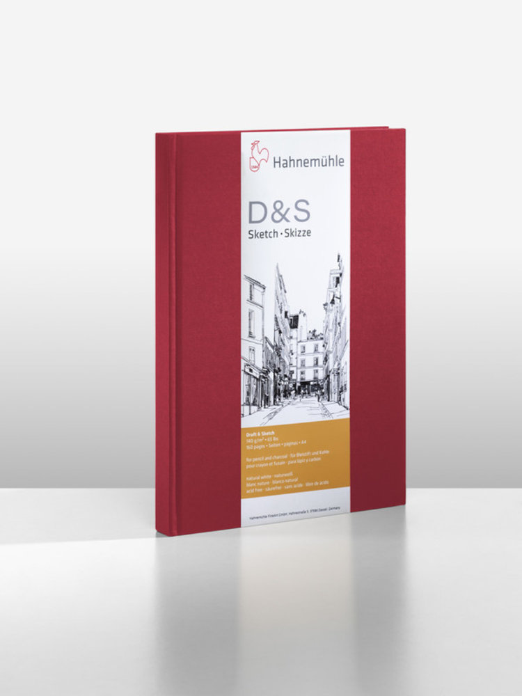 Hahnemühle schetsboek D&S rood