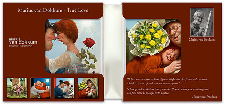 Art Revisited True Love - mapje met 8 kaarten van Marius van Dokkum