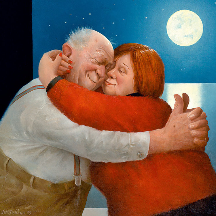Art Revisited True Love - mapje met 8 kaarten van Marius van Dokkum