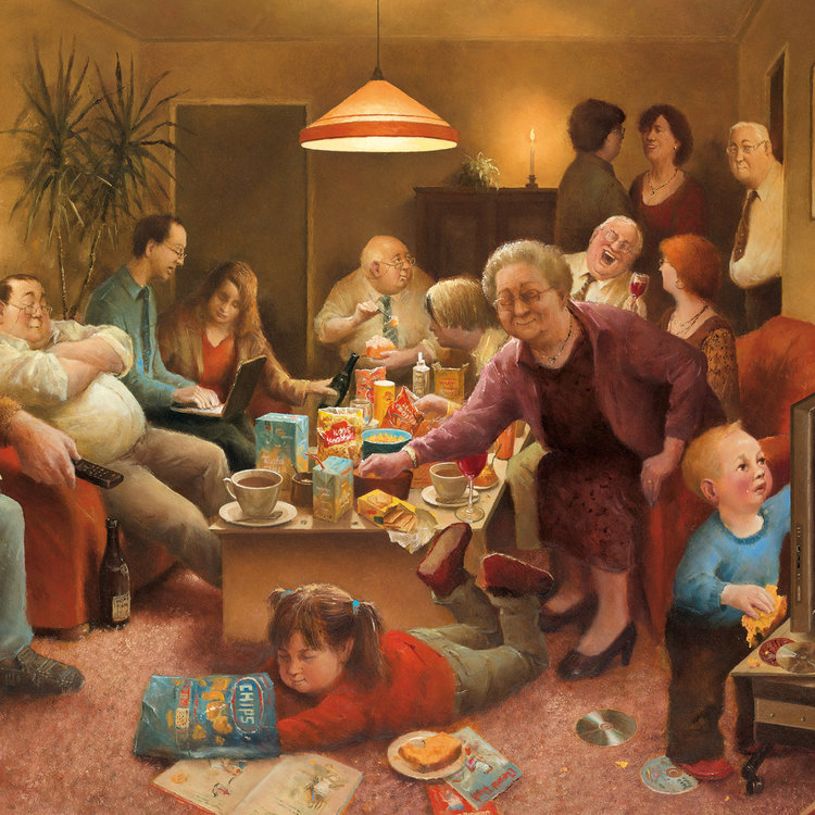 Art Revisited Quality Time - mapje met 8 kaarten van Marius van Dokkum