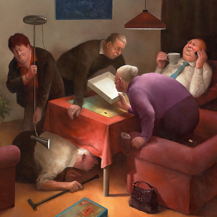 Art Revisited Quality Time - mapje met 8 kaarten van Marius van Dokkum