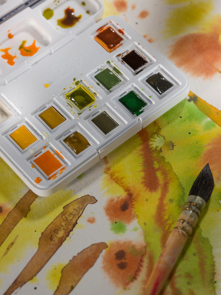 Van Gogh aquarelverf box 12 napjes - Shades of Nature