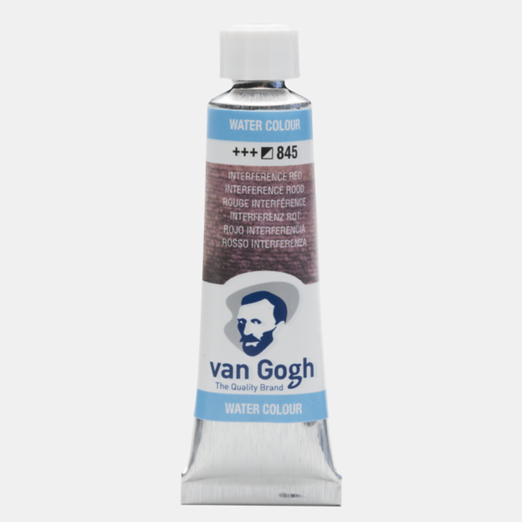 Van Gogh 845 aquarelverf tube 10ml - interference rood