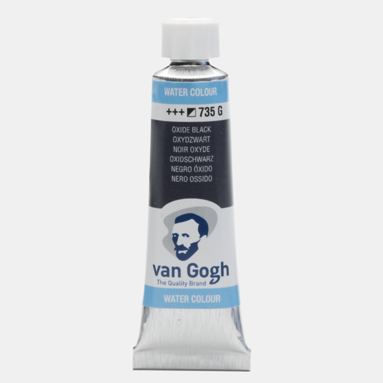 Van Gogh 735 aquarelverf tube 10ml - oxydzwart
