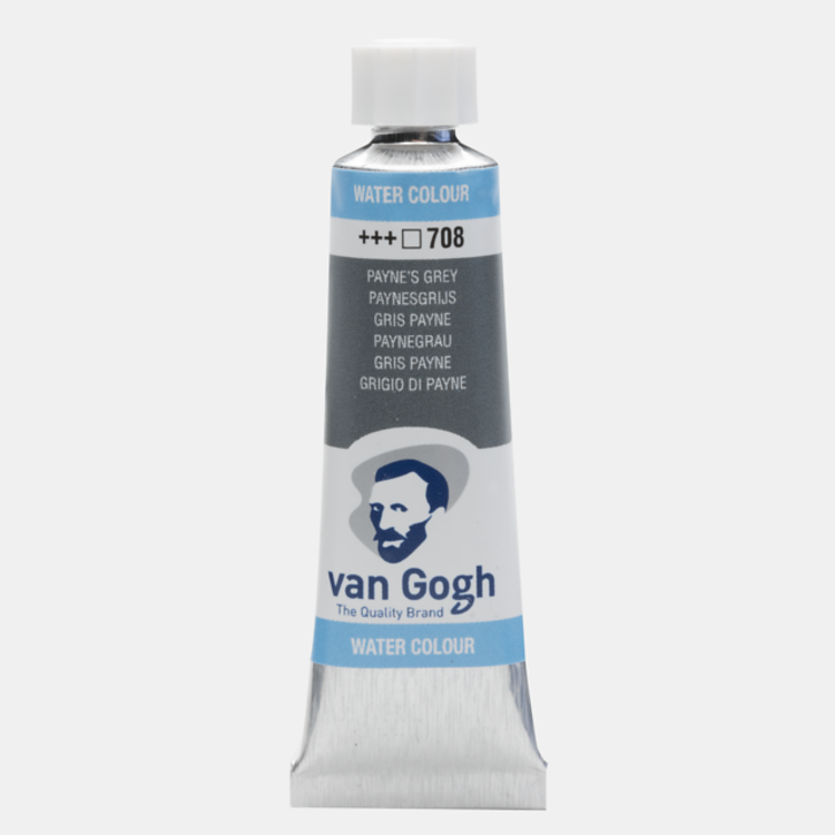 Van Gogh 708 aquarelverf tube 10ml - Paynesgrijs