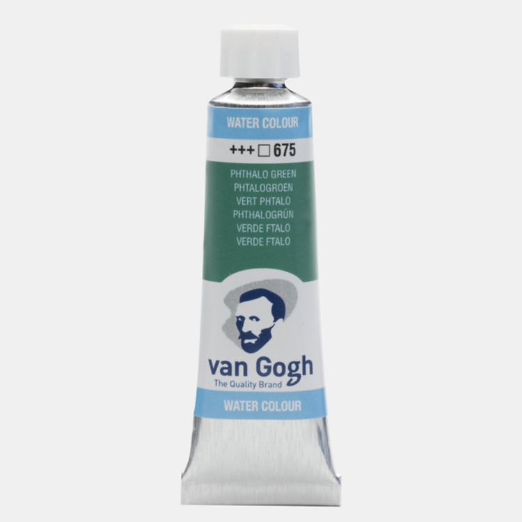 Van Gogh 675 aquarelverf 10ml - phtalogroen