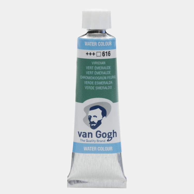 Van Gogh 616 aquarelverf tube 10ml - viridian (smaragdgroen)