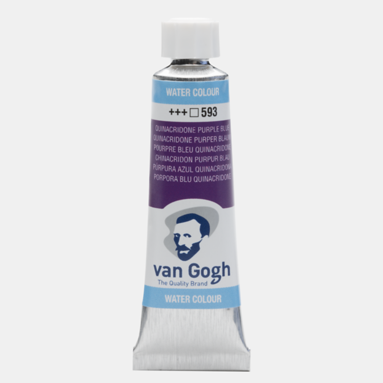 Van Gogh 593 aquarelverf 10ml - quinacridone purper blauw