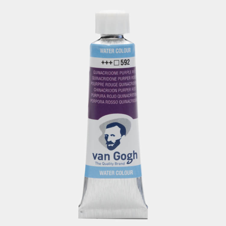 Van Gogh 592 aquarelverf 10ml - quinacridone purper rood
