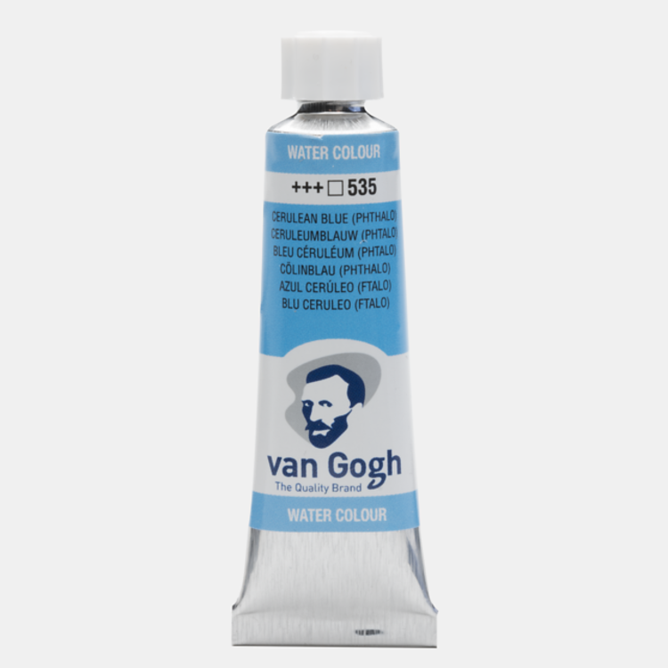 Van Gogh 535 aquarelverf tube 10ml - ceruleumblauw phtalo