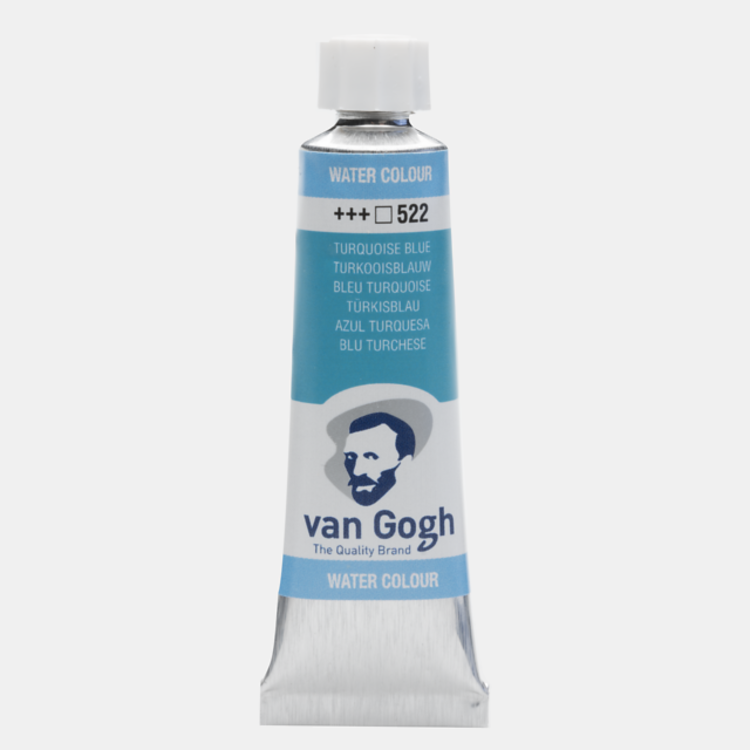 Van Gogh 522 aquarelverf tube 10ml - turkooisblauw
