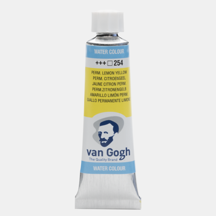 Van Gogh 254 aquarelverf tube 10ml - permanent citroengeel