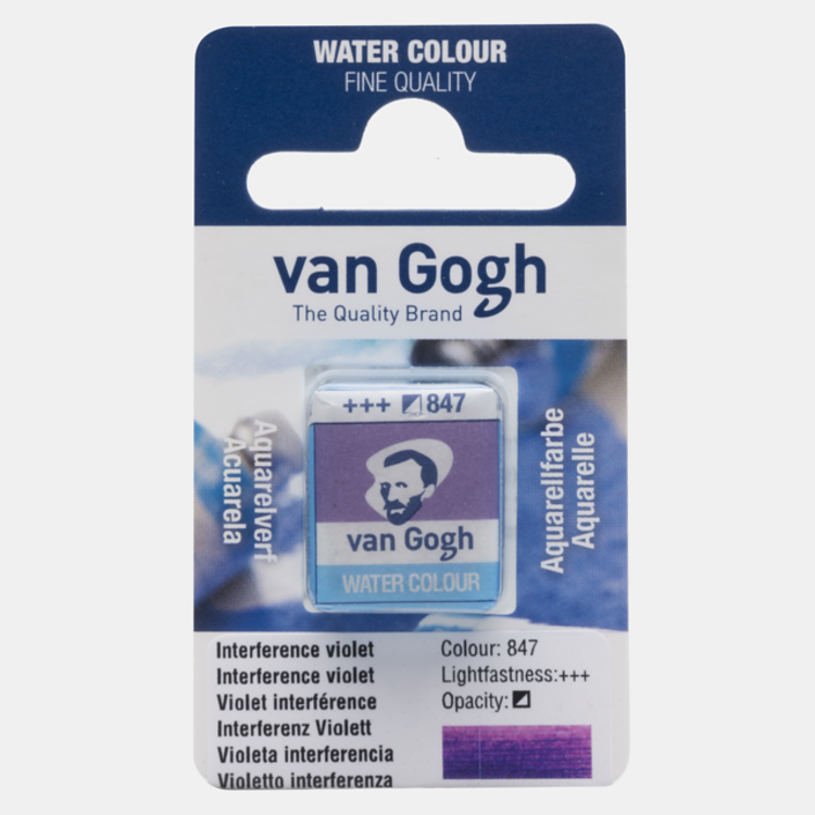 Van Gogh 847 aquarel napje - interference violet