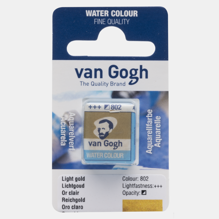 Van Gogh 802 aquarel napje - lichtgoud