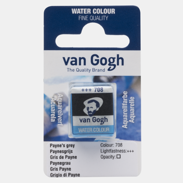 Van Gogh 708 aquarelverf napje - paynesgrijs
