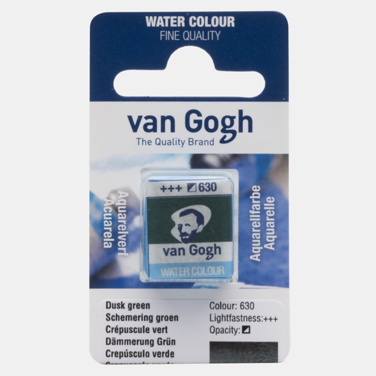 Van Gogh 630 aquarel napje - schemering groen